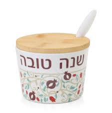 HONEY DISH BAMBOO SHANA TOVA