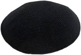 YARMULKA KNIT BLACK SMALL