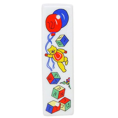 MEZUZAH CASE CHILDREN'S CERAMIC