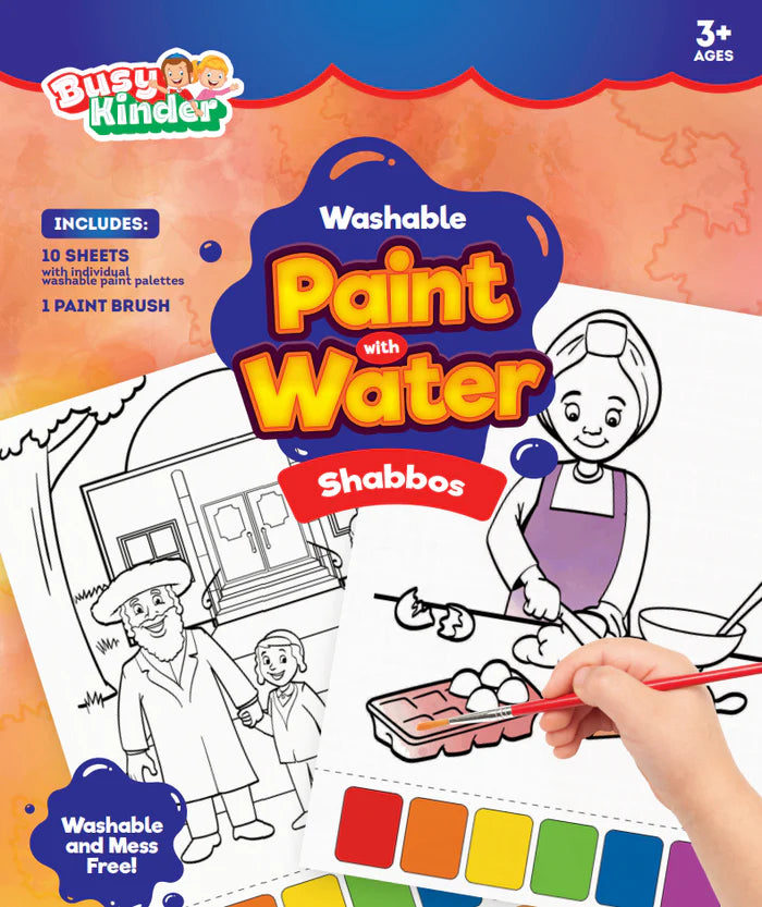WASHABLE PAINT WITH WATER SHABBOS