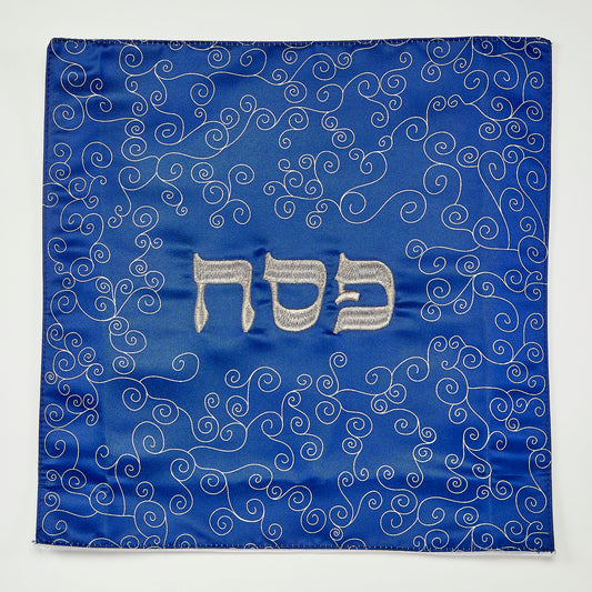 MATZA COVER SQUARE BLUE EMB