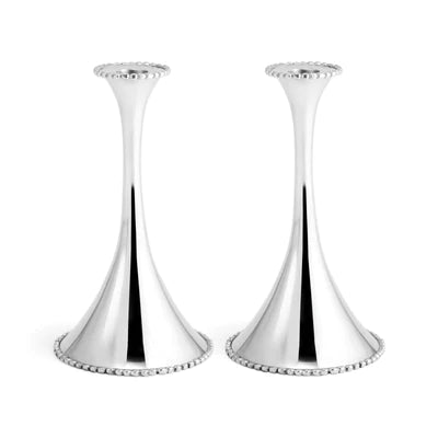 CANDLESTICK MOLTEN ARAM SILVER