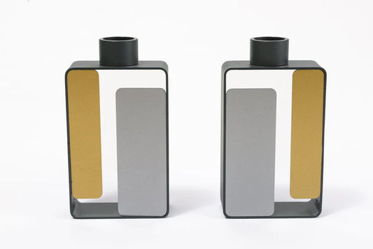 CANDLESTICKS GOLD/SILVER ISRAEL MUSEUM