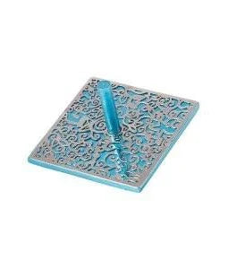 DREIDEL LASER CUT BLUE EMANUEL