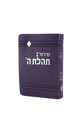 SIDDUR CHABAD H/E W/TEHILLIM COLORS MED