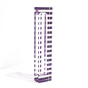 MEZUZA LUCITE STRIPE WATERDALE VIOLET