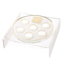 SEDER PLATE WATERDALE SUSPENDED GOLD